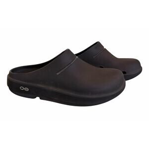 Oofos OOClog Clog Black Women’s 6 Slip-On Recovery Comfort Travel Beach